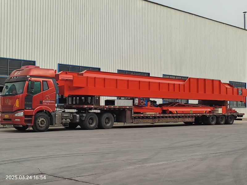 通用橋式起重機 QDXX32/5t—19.5m 電動單梁橋式起重機 2臺 LD10t—16.5m 制作完成，發(fā)往河北石家莊交付客戶使用。